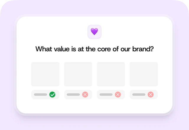 Quizell features card image